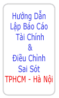 Hướng dẫn lập báo cáo tài chính, huong dan lap bao cao tai chinh, dieu chinh sai sot bctc
